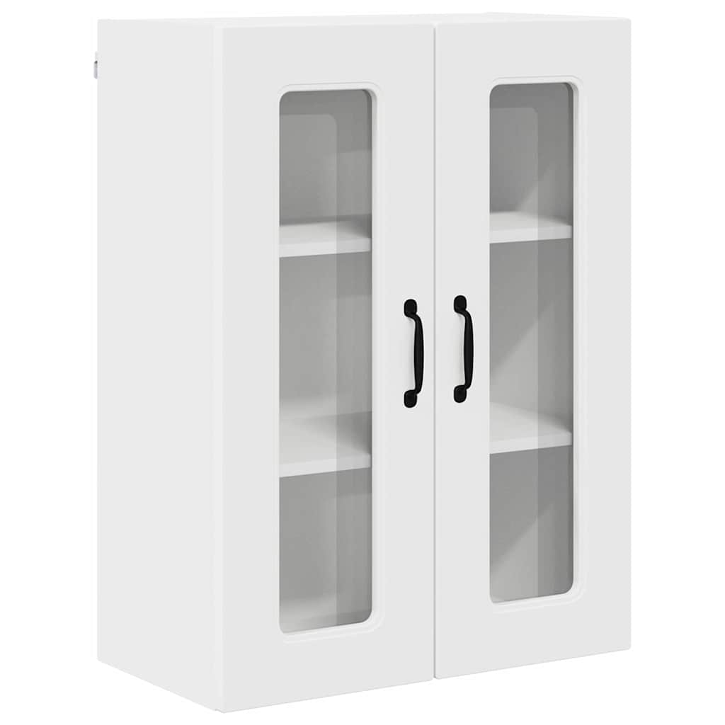Küchenhängeschrank mit Regal Weiß 60 x 31 x 80 cm Holzwerkstoff
